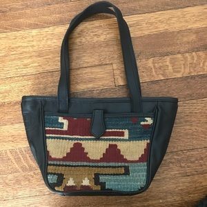 Vintage Killim Leather purse.